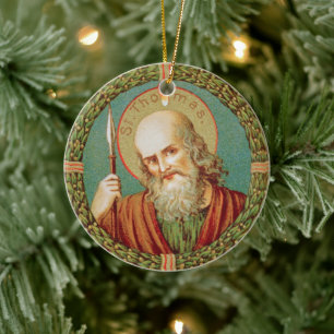 St. Thomas der Apostel (JMAS 12) Keramik Ornament