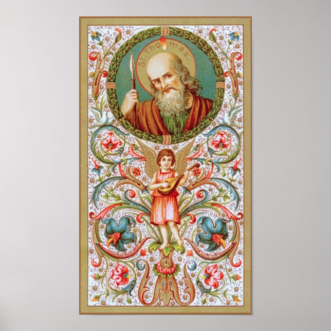 St. Thomas der Apostel (JMAS 12) Poster (Vorne)