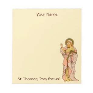 St. Thomas der Apostel (RLS 18) 5,5"x6" Notizblock