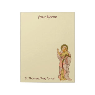 St. Thomas der Apostel (RLS 18) 8.5"x11" Notizblock