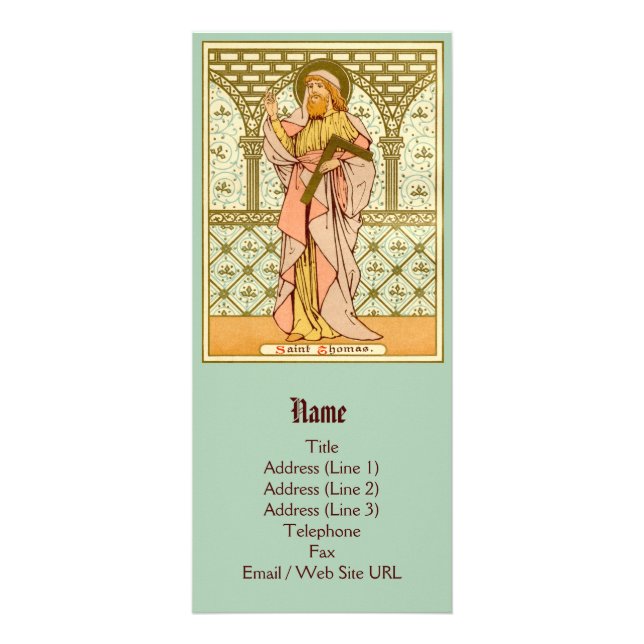 St. Thomas der Apostel (RLS 18) (Stil 1) Werbekarte (Vorne)