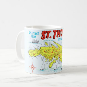 St Thomas Jungfrau Inseln Tasse