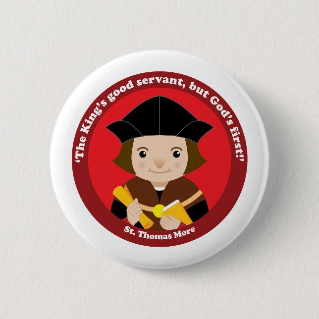 St. Thomas More Button (Vorderseite)