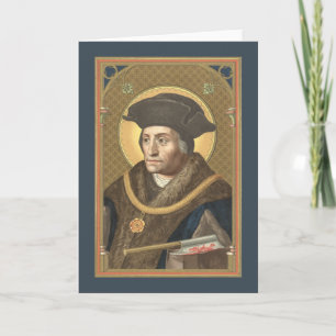 St. Thomas More (SAU 026) Blank Greeting Card 1 Karte