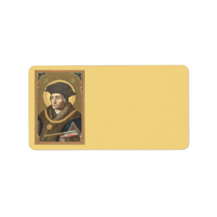 St. Thomas More (SAU 026) farbig Adressaufkleber