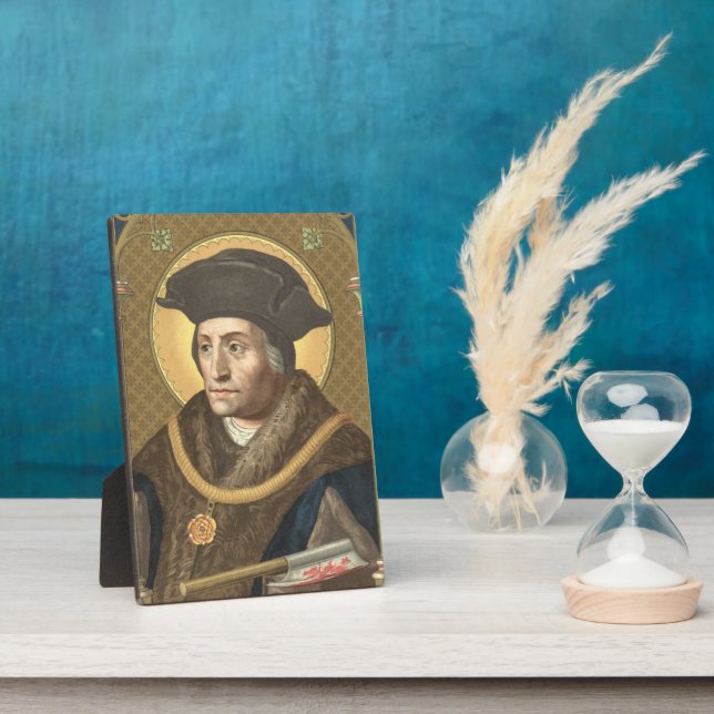 St. Thomas More (SAU 026) Plaque 2 5"x7" Fotoplatte (Seite)