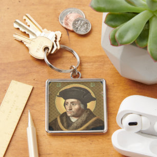 St. Thomas More (SAU 026) Premium Metal Schlüsselanhänger