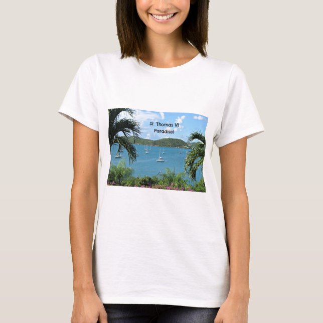 St. Thomas, Paradies! T-Shirt (Vorderseite)