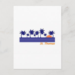 St. Thomas Postkarte