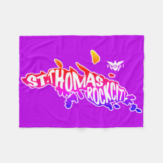 St. Thomas, "Rock City" Jungfrau Islands | Lila Fleecedecke