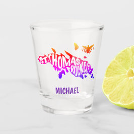 St. Thomas "Rock City" Jungfrau Islands | Sonnenun Schnapsglas