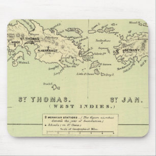St. Thomas, St. Jan, St. Crook Mousepad