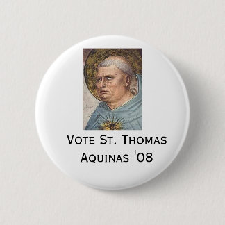 St Thomas Thomas von Aquin "08 Button