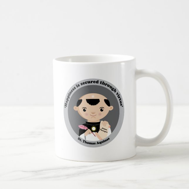 St Thomas Thomas von Aquin Kaffeetasse (Rechts)