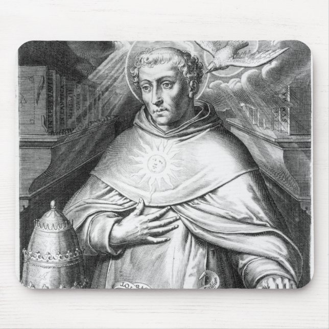 St Thomas Thomas von Aquin Mousepad (Vorne)