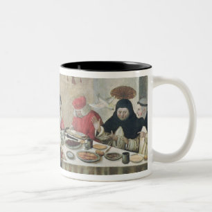 St Thomas Thomas von Aquin und Louis IX Zweifarbige Tasse