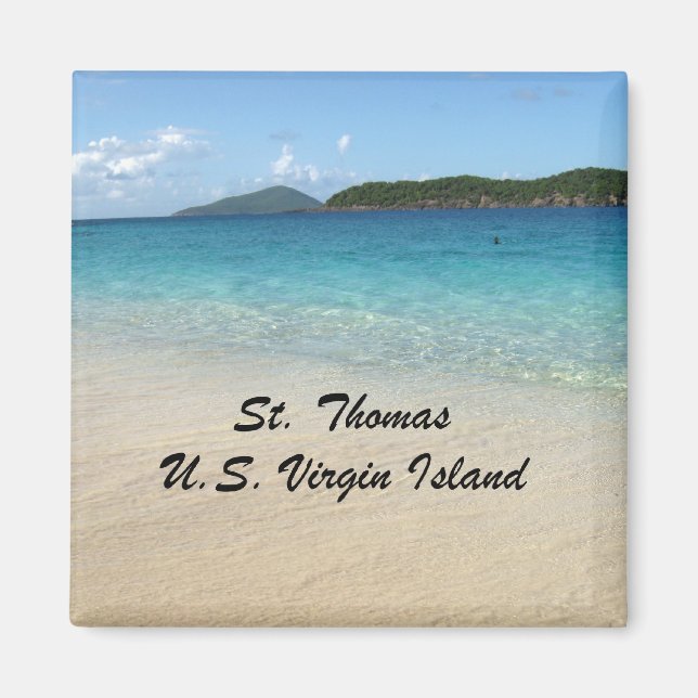 St. Thomas, U.S. Jungfrau Island Magnet (Vorne)