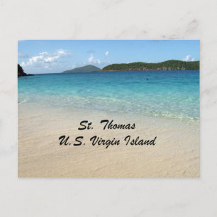 St. Thomas, U.S. Jungfrau Island Postkarte