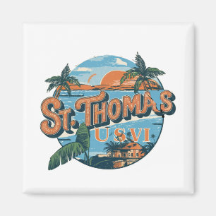 St Thomas U.S. Jungfrau Islands Magnet