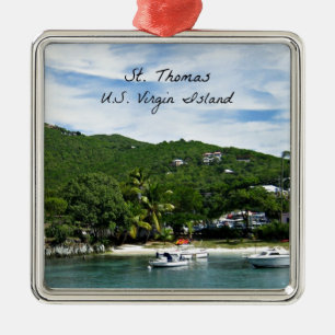 St. Thomas, U.S. Jungfrau Islands Ornament Aus Metall