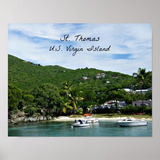 St. Thomas, U.S. Jungfrau Islands Poster (Vorne)