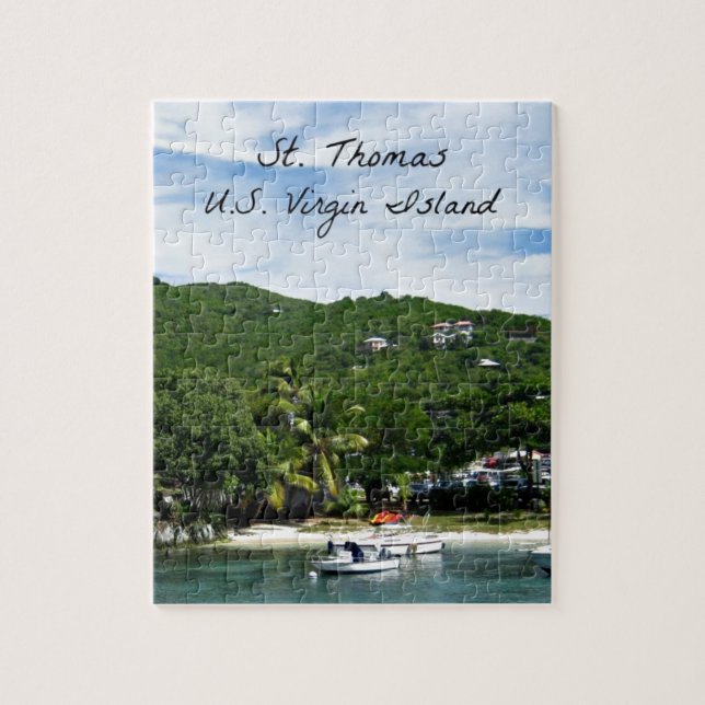 St. Thomas, U.S. Jungfrau Islands Puzzle (Vertikal)