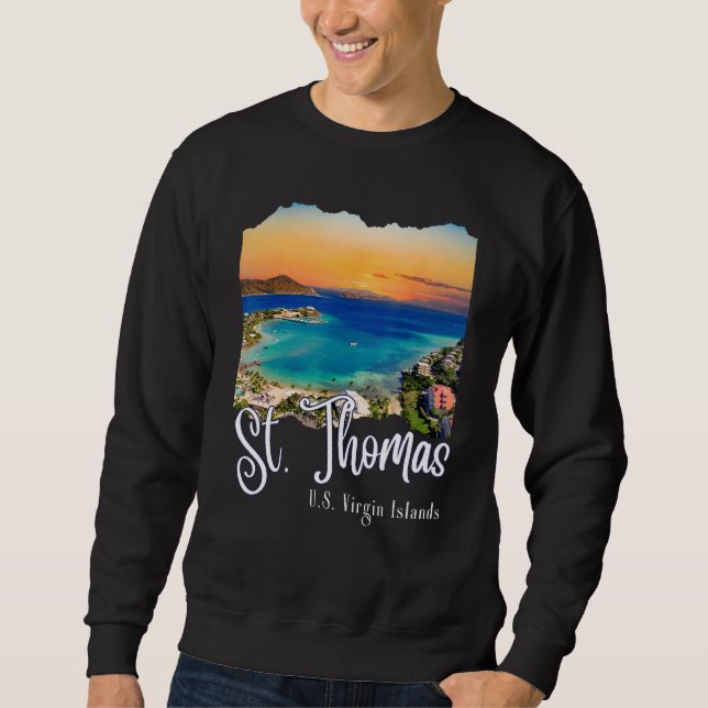 St. Thomas U.S. Jungfrau Islands Vacation - St Tho Sweatshirt (Vorderseite)
