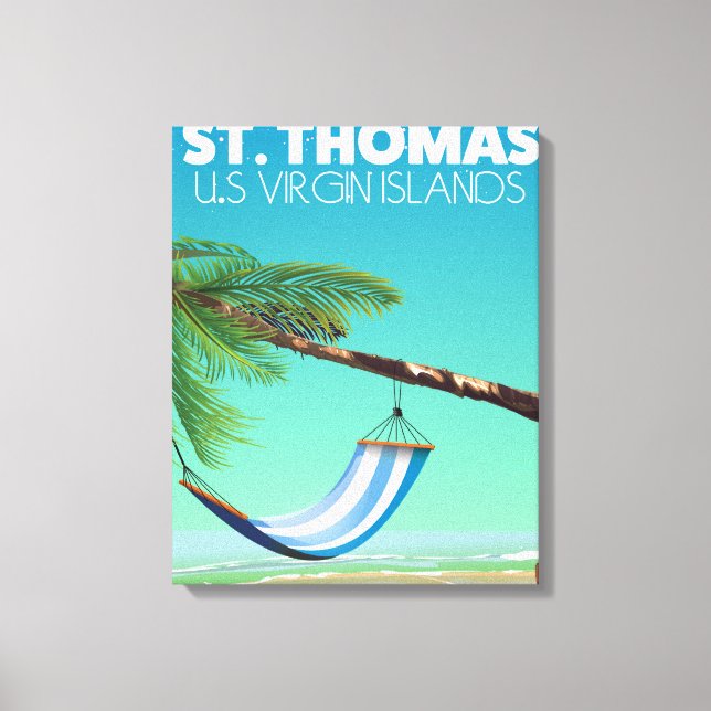 St Thomas US Jungfrau Islands Leinwanddruck (Vorderseite)