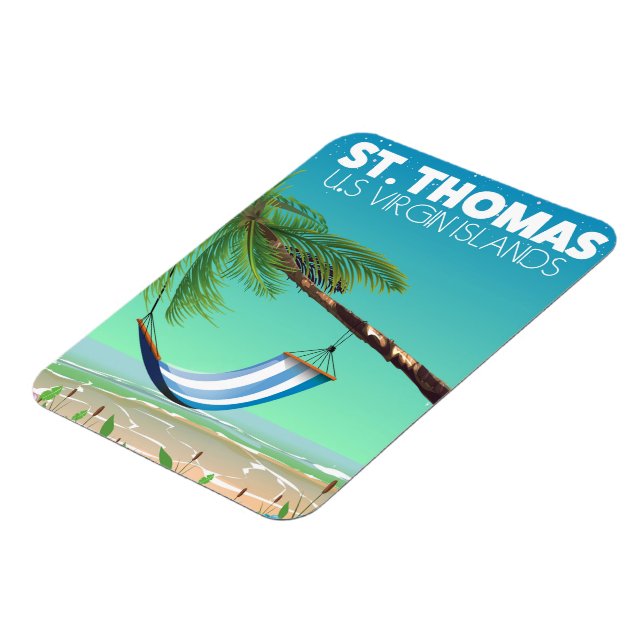 St Thomas US Jungfrau Islands Magnet (Linke Seite)