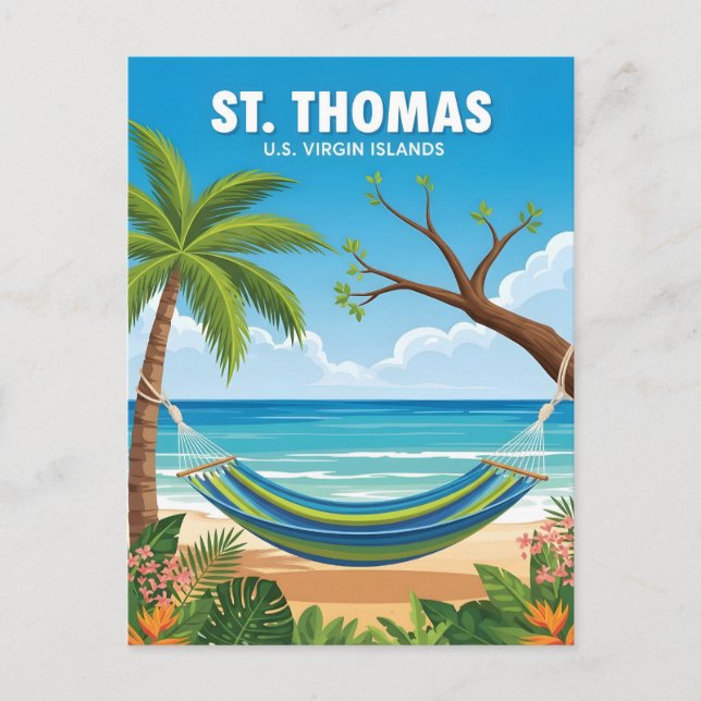 St Thomas us Jungfrau Islands Postkarte (Vorderseite)