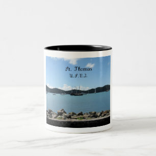 St. Thomas, USA Zweifarbige Tasse