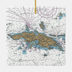 St Thomas USVI Keramikornament