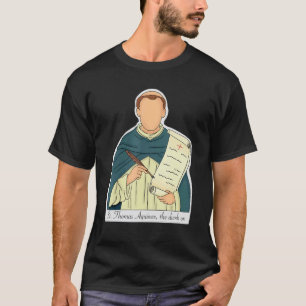 St. Thomas von Aquin Schutzpatron der Studenten Ka T-Shirt