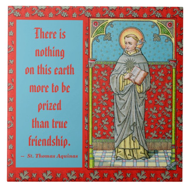 St. Thomas von Aquin (VVP 002) Fliese (Vorderseite)