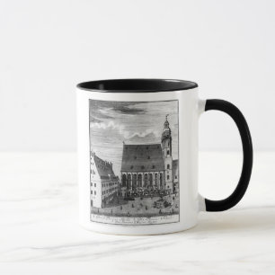 St Thomaskirche und -schule in Leipzig, 1723 Tasse