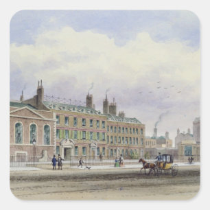 St. Thomas's Church, Southwark, London Quadratischer Aufkleber