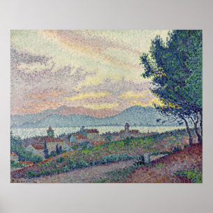 St Tropez, Kiefernholz, 1896 Poster