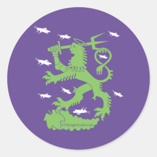 St. Urho - Aufkleber