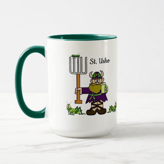 St. Urho und St. Patrick Together Tasse (Links)