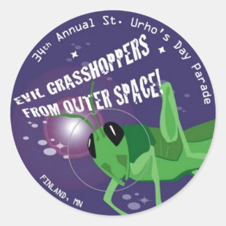 St. Urho's Day 2009 Runder Aufkleber