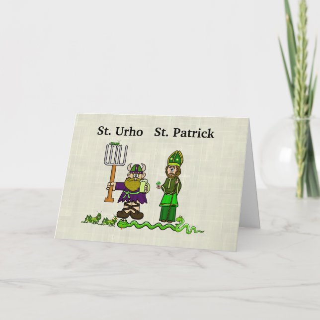 St. Urho's Day & St. Patrick's Day Card Karte (Vorderseite)