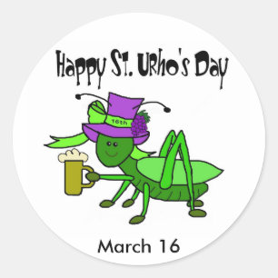 St. Urho's Day Stickers