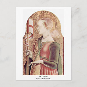 St. Ursula By Carlo Crivelli Postkarte