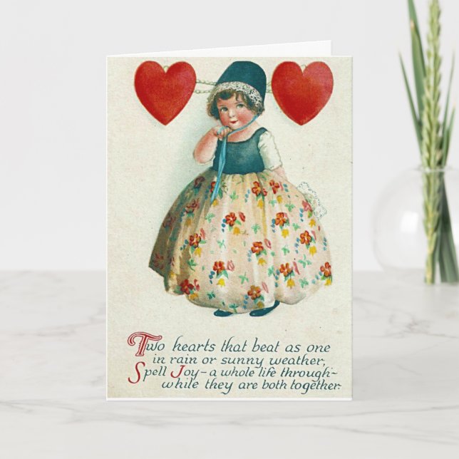 St. Valentin Feiertagskarte (Vorderseite)