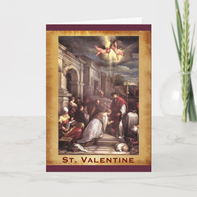 St. Valentine Feiertagskarte (Vorderseite)