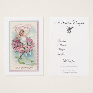 St. Valentines Spirituelle Religiöse Bouquet Angel