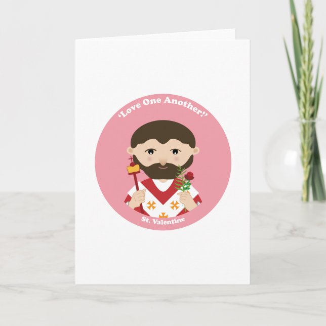 St. Valentinsgruß Feiertagskarte (Vorderseite)