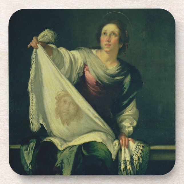 St.-Veronica, 1625-30 (Öl auf Leinwand) Untersetzer (Vorderseite)