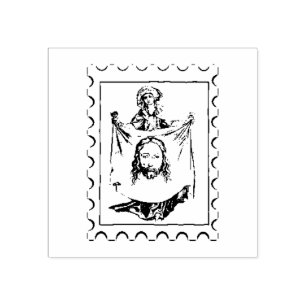 St. Veronica Jesus katholische Religiöse Gummistempel