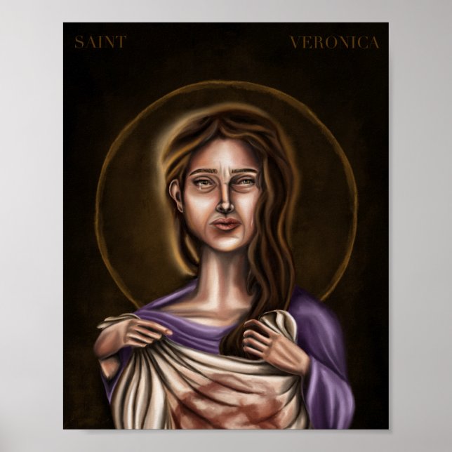 St. Veronica Large Print Poster (Vorne)
